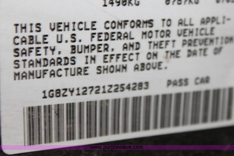 image for item A7308 2001 Saturn SC2