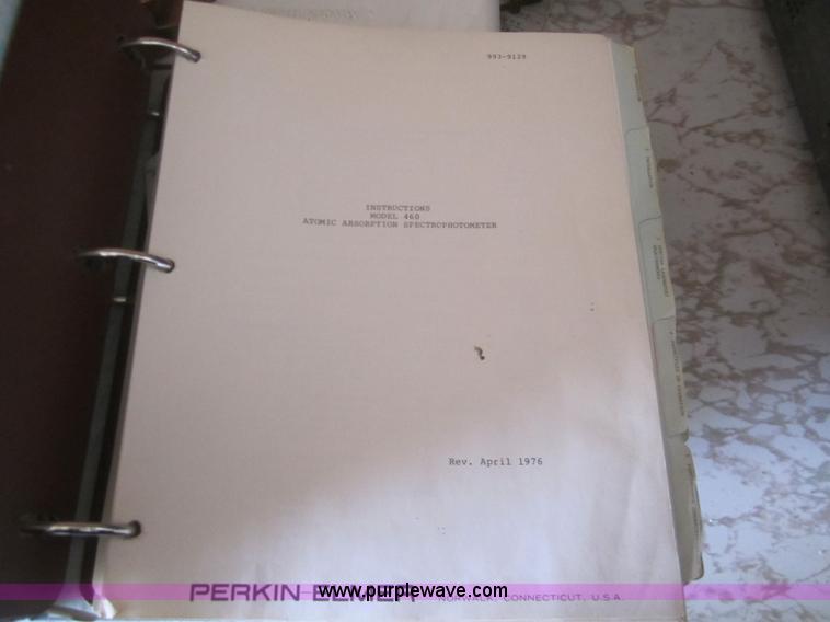 image for item B5662 Perkin Elmer 460 atomic absorbtion spectrophotometer