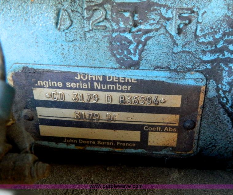 image for item D8746 1994 Fuller-Davey 125RPDQ compressor