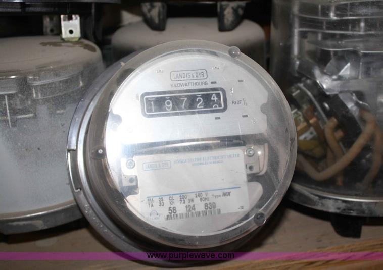 image for item H9687 Used electrical meters