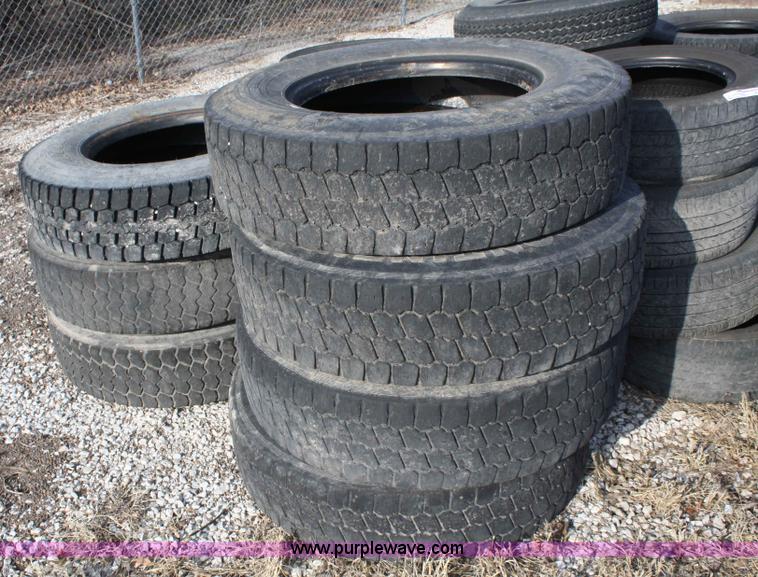 image for item H9689 (7) 22.5" truck tires