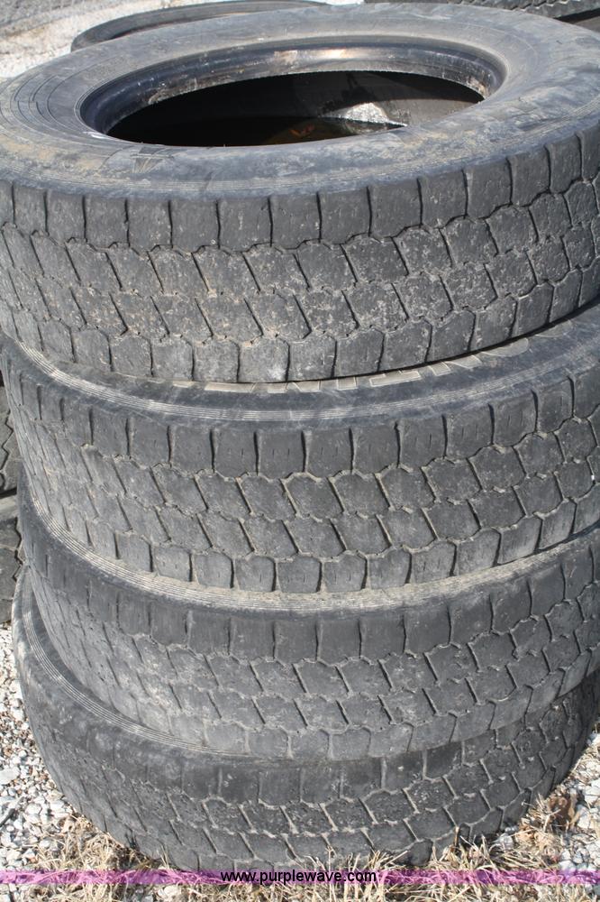 image for item H9689 (7) 22.5" truck tires