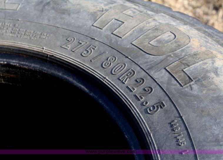 image for item H9689 (7) 22.5" truck tires