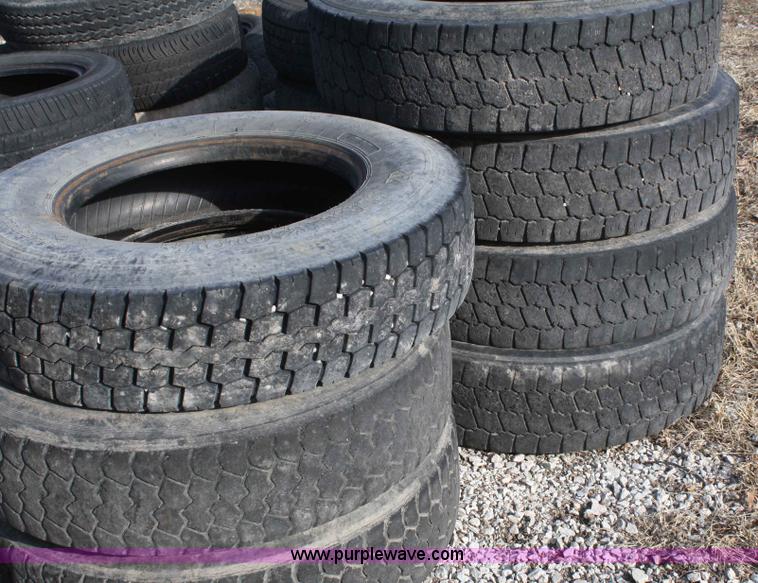 image for item H9689 (7) 22.5" truck tires