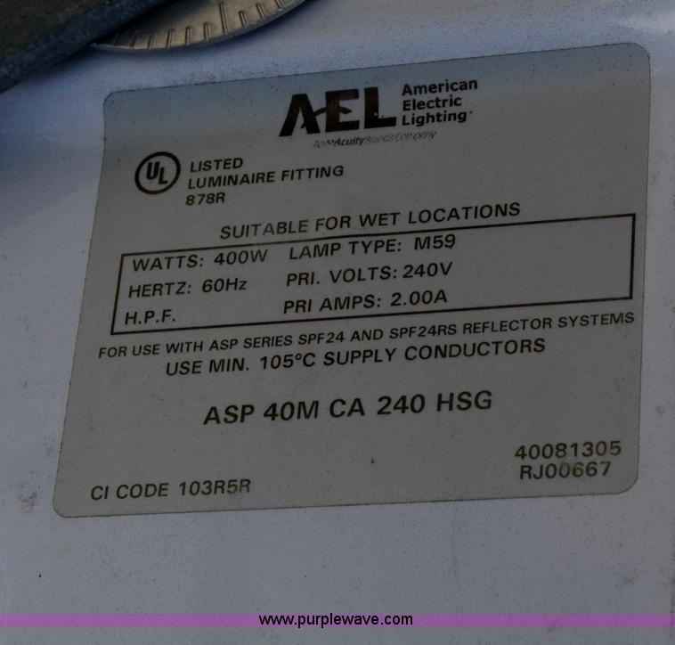 image for item H9692 (7) Mercury lights with brackets