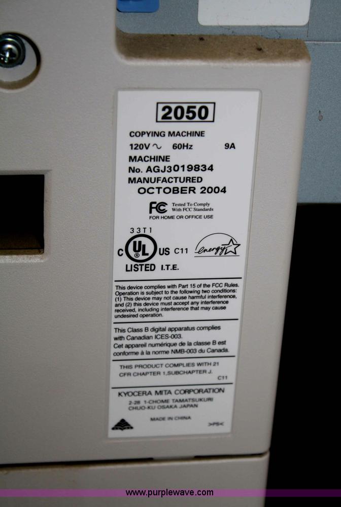 image for item H9695 Kyocera KM-2050 all-in-one copier