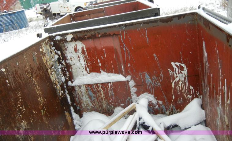 image for item J9457 (19) assorted metal trash dumpsters