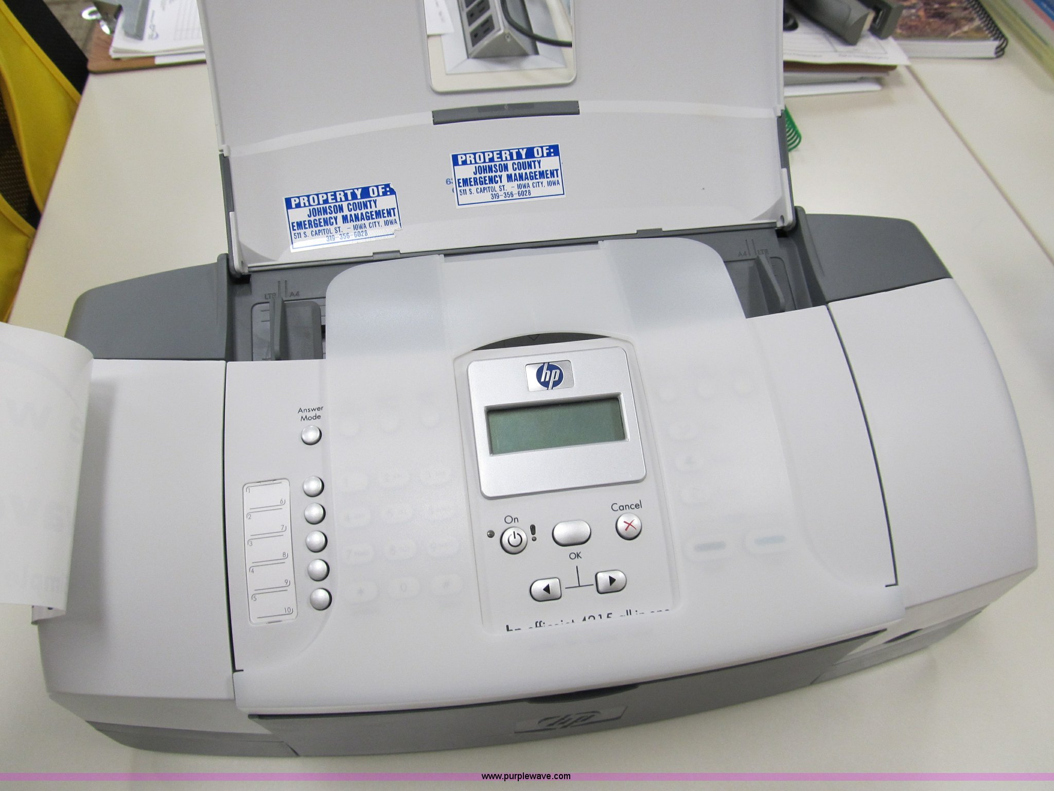 (2) printers in Iowa City, IA Item A5436 sold Purple Wave