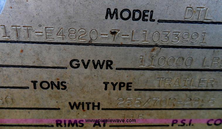 image for item A1893 1990 Transcraft DTL23-48 48' dropdeck trailer