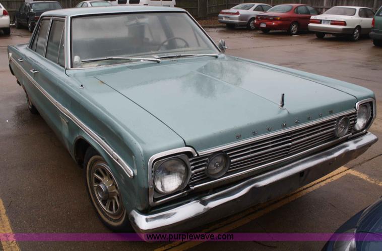 image for item A6987 1966 Plymouth Belvedere