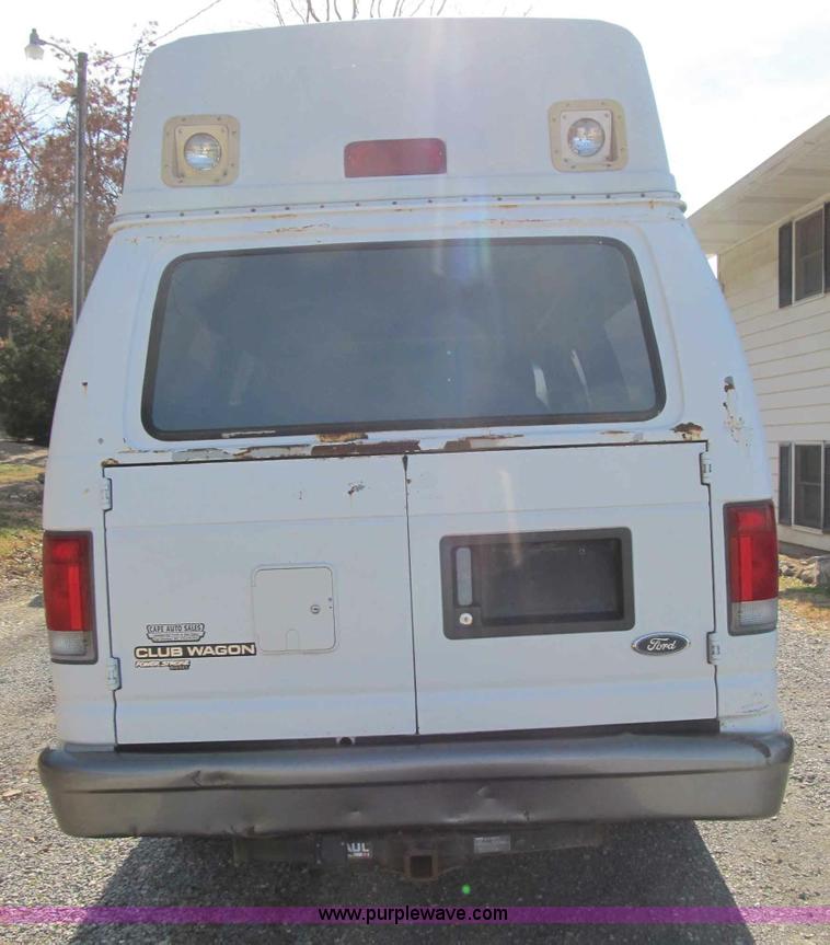 image for item B2605 1998 Ford E350 Custom service van