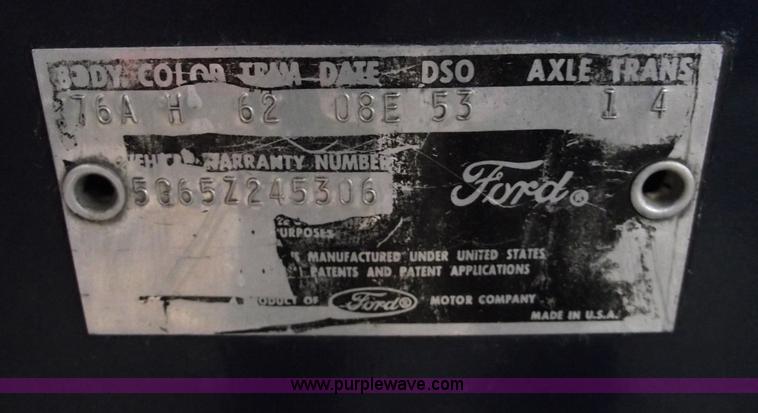 image for item B6015 1965 Ford Galaxie 500 convertible