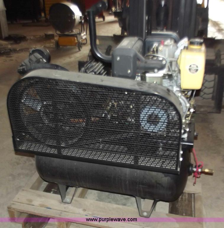 image for item B6195 30 gallon diesel powered air compressor