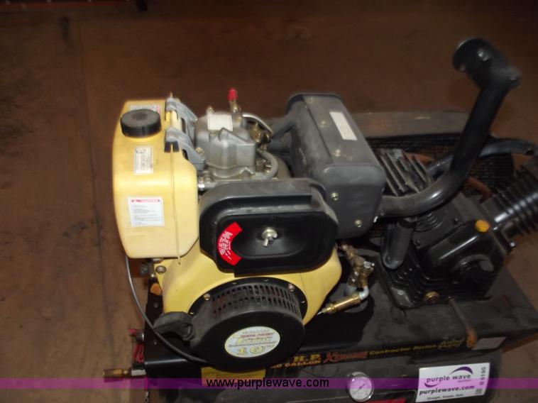 image for item B6195 30 gallon diesel powered air compressor