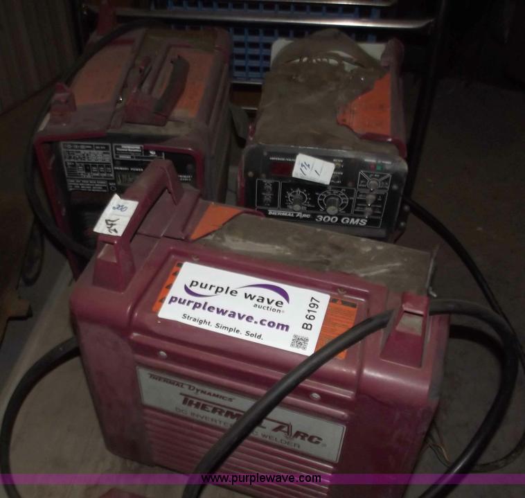 image for item B6197 (3) Thermal Dynamics arc welders