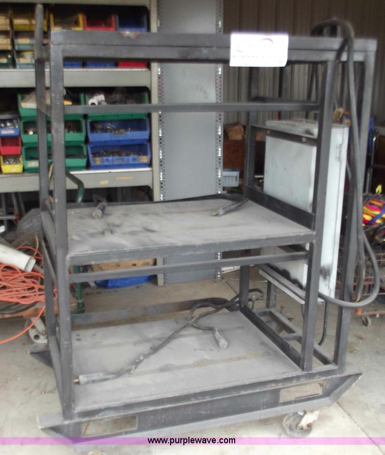 image for item B6199 Gang welder cart with three phase electrical panel
