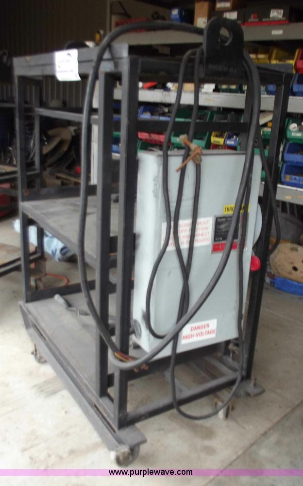 image for item B6199 Gang welder cart with three phase electrical panel
