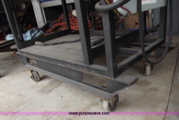image for item B6199 Gang welder cart with three phase electrical panel