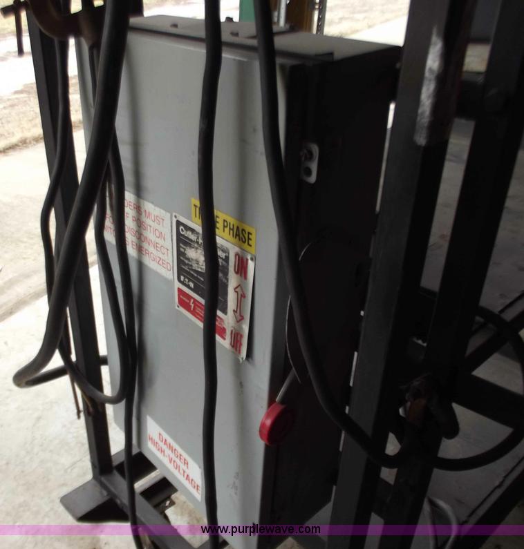 image for item B6199 Gang welder cart with three phase electrical panel