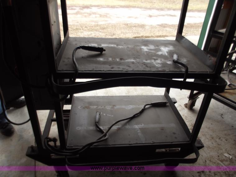 image for item B6199 Gang welder cart with three phase electrical panel