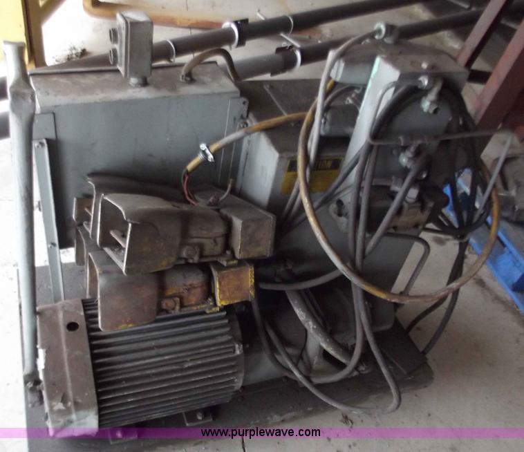 image for item B6207 200 ton press and hydraulic pump system