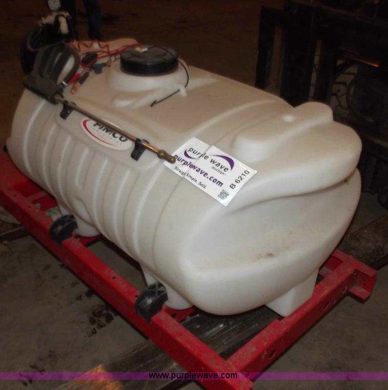 image for item B6210 Fimco 50 gallon tank with spray gun and pump