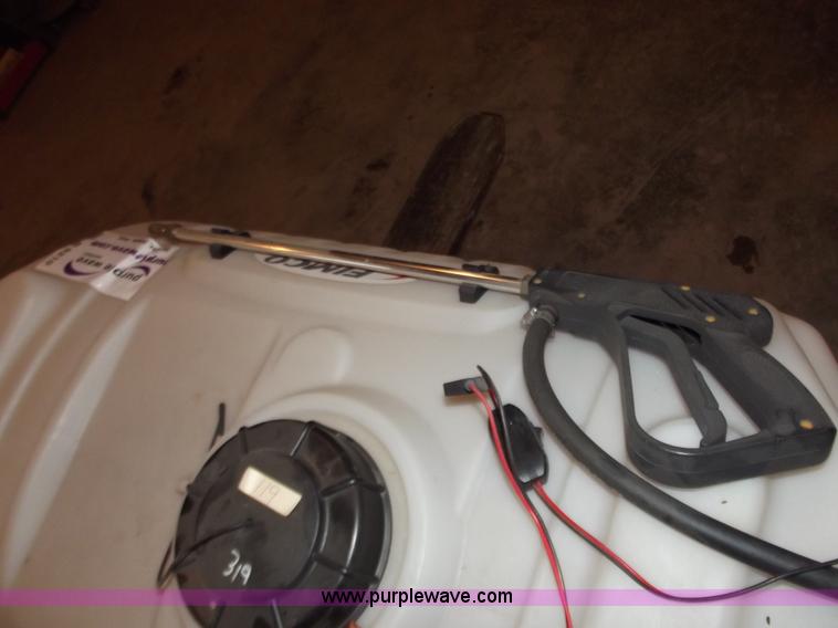 image for item B6210 Fimco 50 gallon tank with spray gun and pump