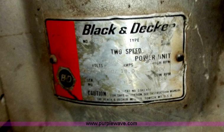 image for item B6215 Black and Decker core drill with stand