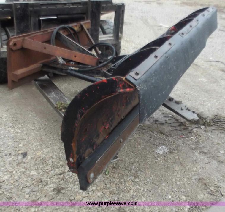 image for item B6218 7.5' skid steer snow plow