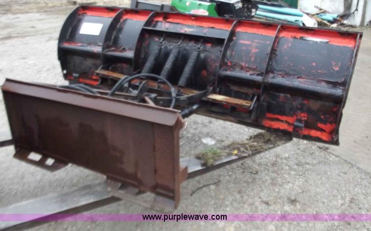 image for item B6218 7.5' skid steer snow plow