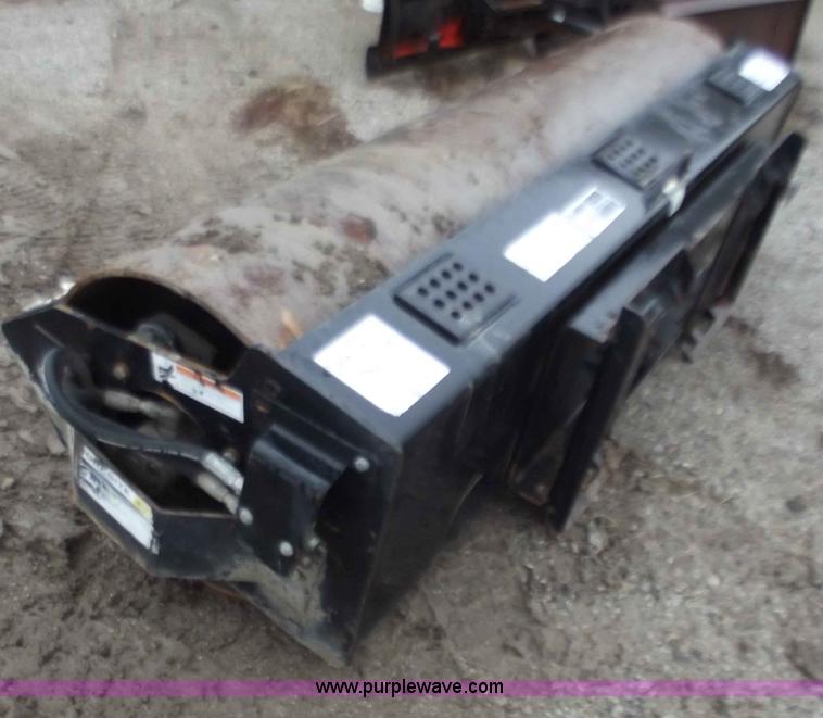 image for item B6224 7' John Deere skid steer vibrating roller