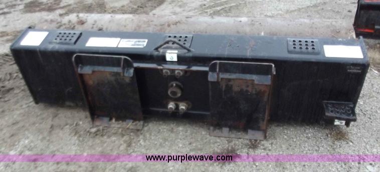 image for item B6224 7' John Deere skid steer vibrating roller