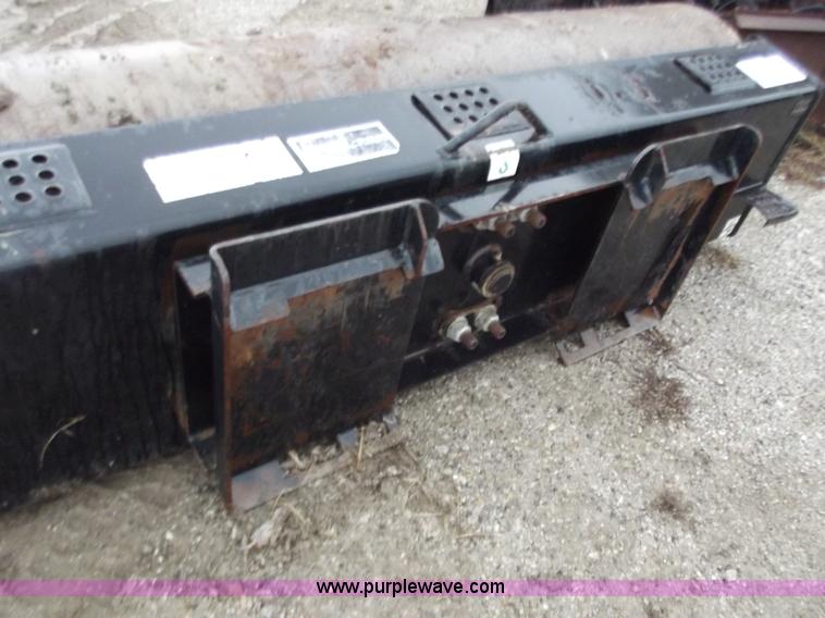 image for item B6224 7' John Deere skid steer vibrating roller