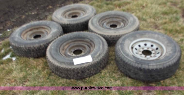 image for item B6254 (5) wheels and tires