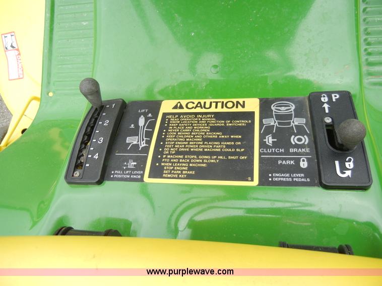 image for item C4115 John Deere 180 lawn mower