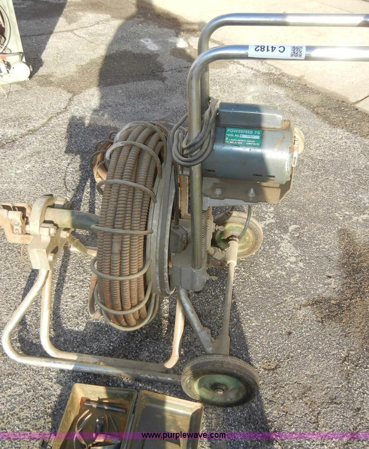 image for item C4182 Powerfeed 70 sewer auger unit