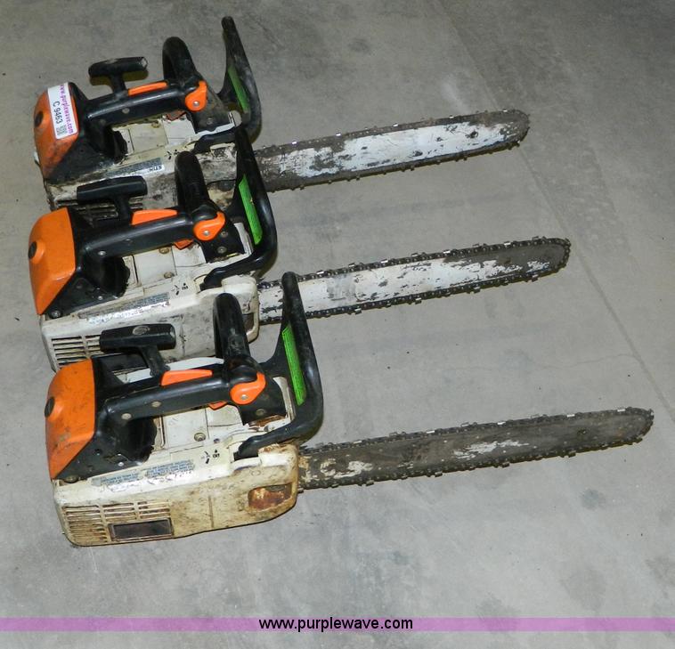 image for item C9463 (3) Stihl MS200T chainsaws