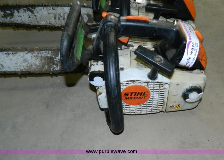 image for item C9463 (3) Stihl MS200T chainsaws