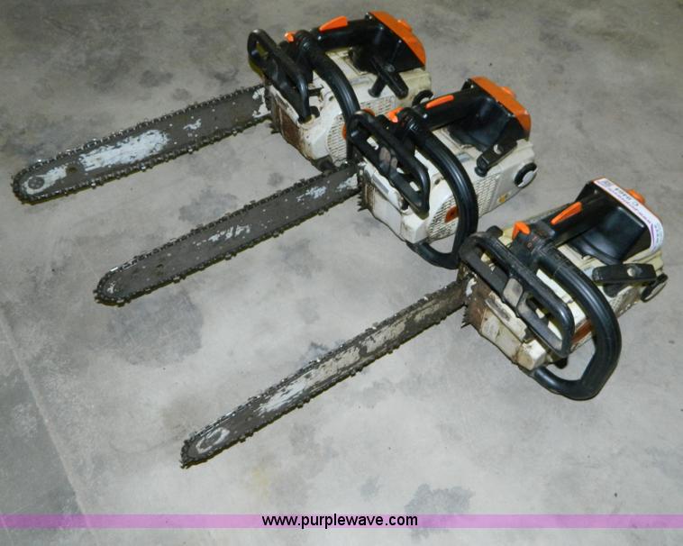 image for item C9464 (3) Stihl MS200T chainsaws