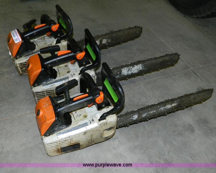 image for item C9465 (3) Stihl MS200T chainsaws