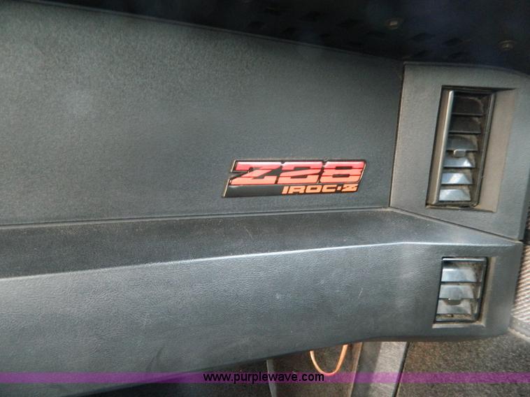 image for item D8763 1988 Chevrolet Camaro IROC-Z