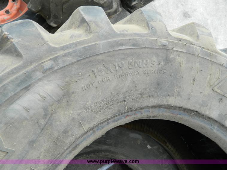 image for item E9373 (2) 15x19.5 NHS tires