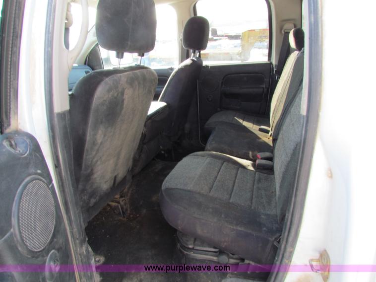 image for item I9535 2005 Dodge Ram 3500 Big Horn Edition quad cab pickup truck
