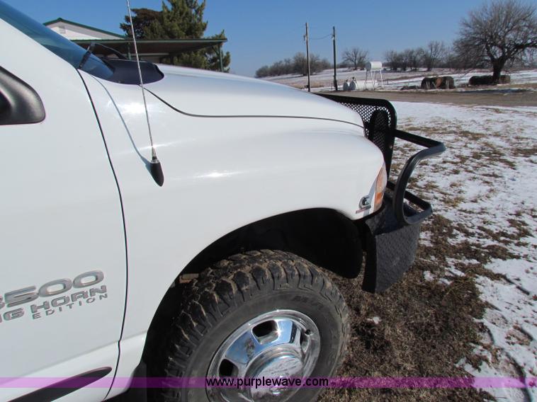 image for item I9535 2005 Dodge Ram 3500 Big Horn Edition quad cab pickup truck