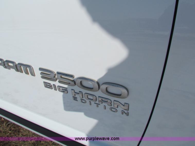 image for item I9535 2005 Dodge Ram 3500 Big Horn Edition quad cab pickup truck