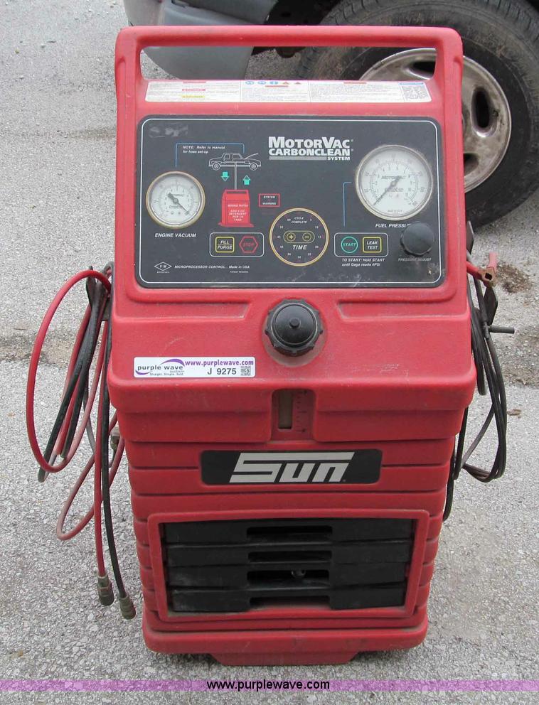 image for item J9275 Sun MotorVac CarbonClean fuel injection cleaning system