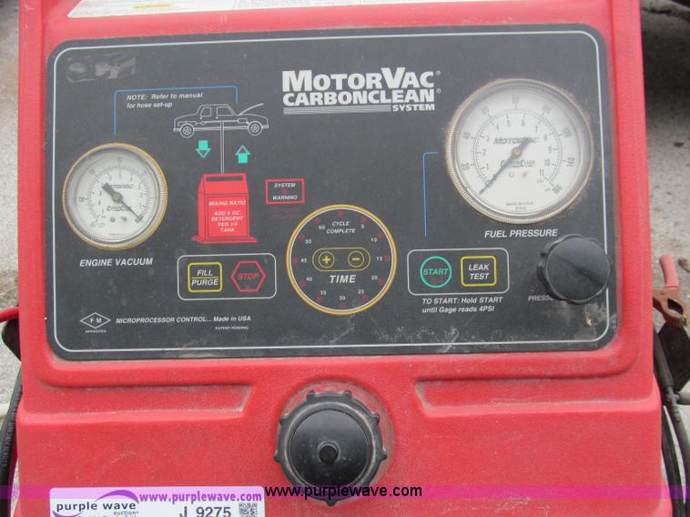 image for item J9275 Sun MotorVac CarbonClean fuel injection cleaning system