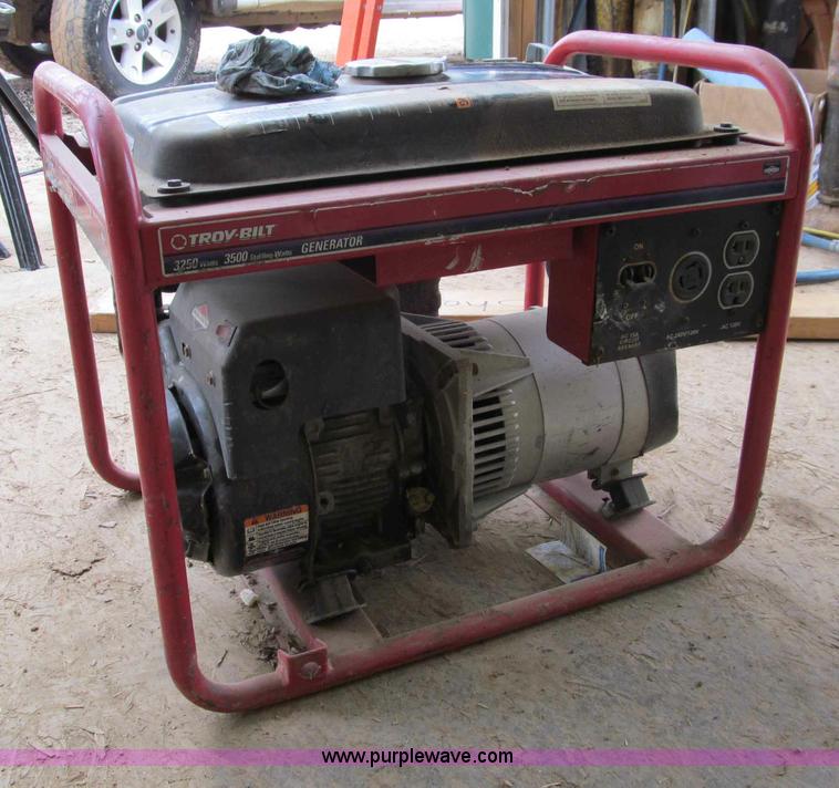 image for item J9279 Troy-bilt 3500 generator
