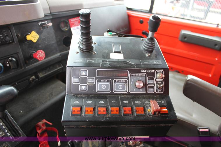 image for item A7168 1997 International 4900 tandem axle dump truck