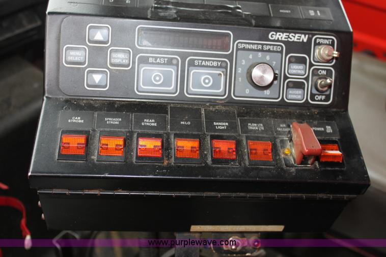 image for item A7168 1997 International 4900 tandem axle dump truck